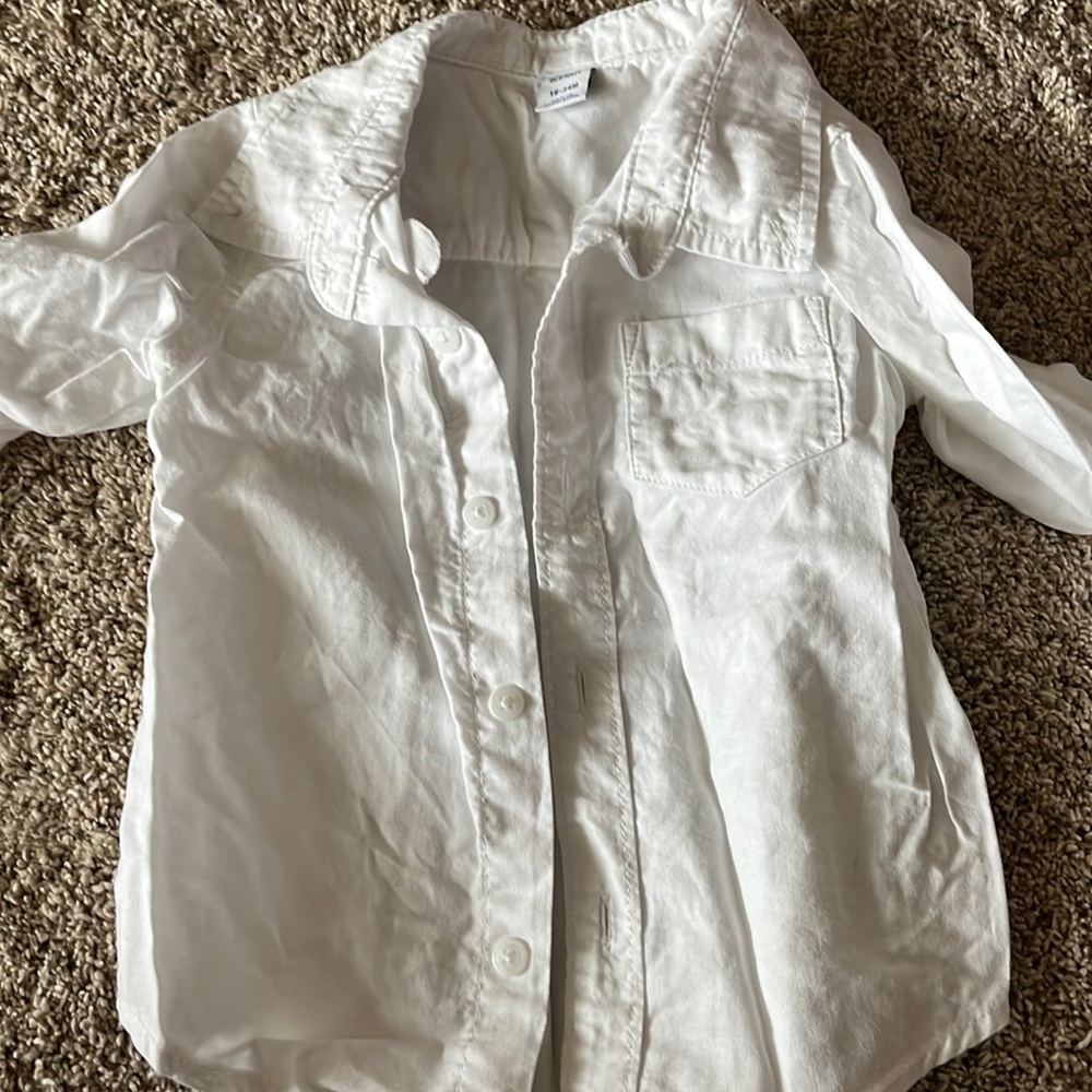 Old Navy white button down